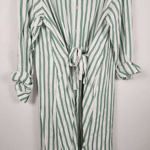 Universal Thread Green and White Striped Maxi Dress - Picture 3 of 10